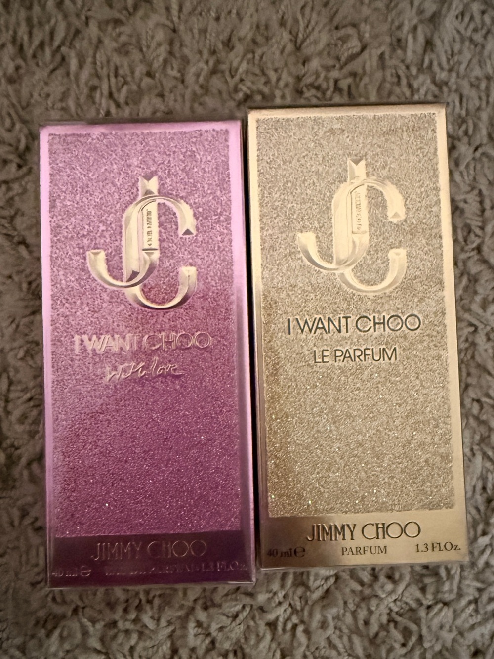Jimmy choo perfume set brand new in original packaging
